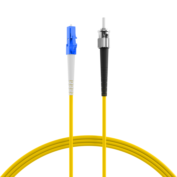 Simplex LWL Patchkabel 1E9/125µ LC- ST 5m -- 3,0mm Gelb 9/125µm