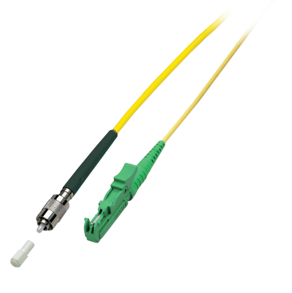 Simplex LWL Patchkabel E2000®/APC-FC/APC, OS2 2m 3,0mm Gelb 9/125µm