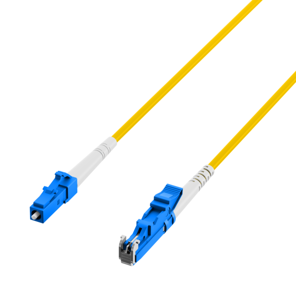 Simplex LWL Patchkabel E2000®-LC OS2 10m -- 3,0mm Gelb 9/125µm