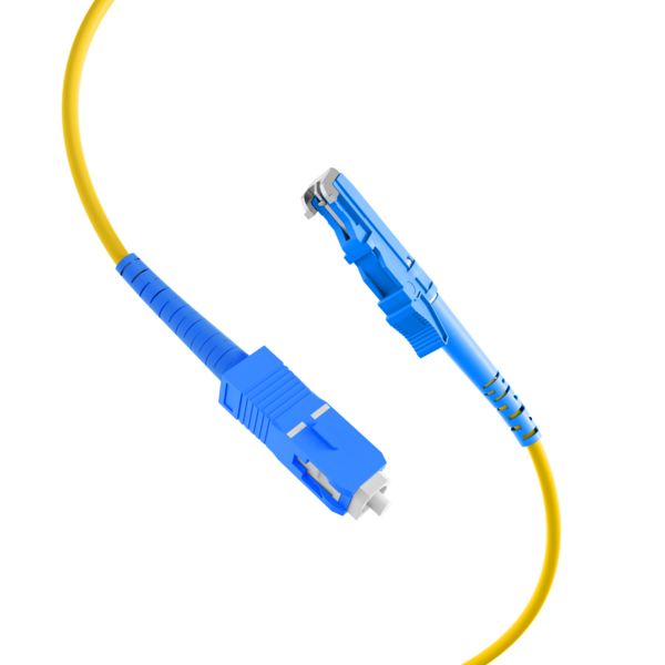 Simplex LWL Patchkabel E2000®-SC OS2 5m -- 3,0mm Gelb 9/125µm