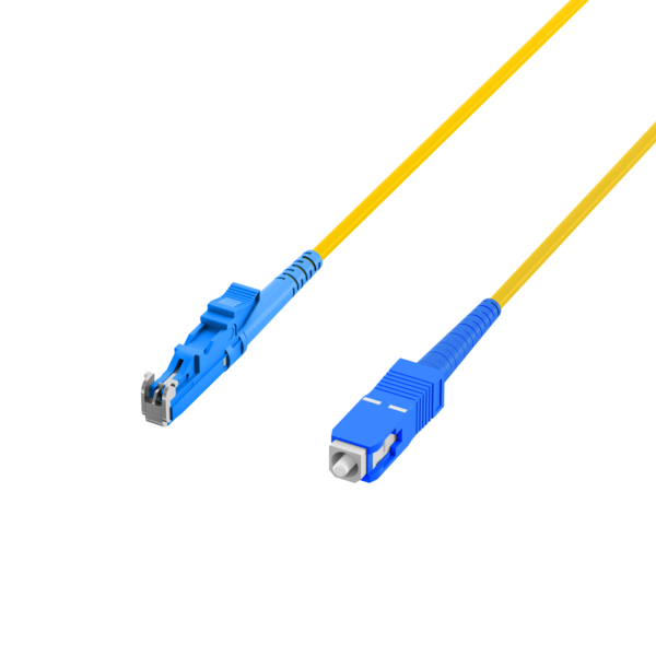 Simplex LWL Patchkabel E2000®-SC OS2 7,5m -- 3,0mm Gelb 9/125µm