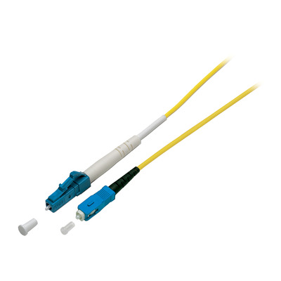 Simplex LWL Patchkabel LC-SC OS2 5m, 2,0mm Gelb 9/125µm Simplex LWL Patchkabel LC-SC OS2 5m, 2,0mm Gelb 9/125µm