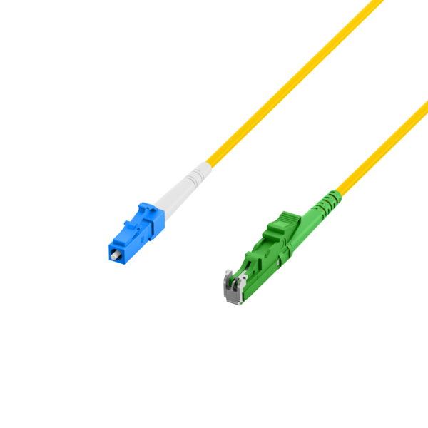 Simplex Patchkabel E2000?/APC-LC OS2, 2m LSZH 3mm gelb G657A1 Grade C