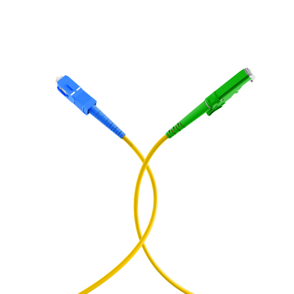 Simplex Patchkabel E2000?/APC-SC OS2, 5m LSZH 3mm gelb G657A1 Grade C