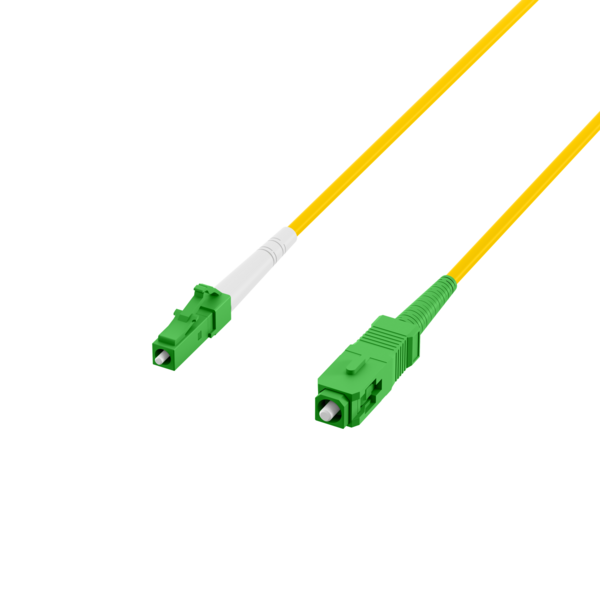Simplex Patchkabel LC/APC-SC/APC OS2 G657A2 -- 10m LSZH 2mm gelb