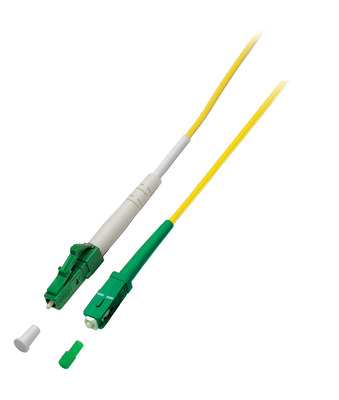 Simplex Patchkabel LC/APC-SC/APC OS2 G657A2 -- 1m LSZH 2mm gelb