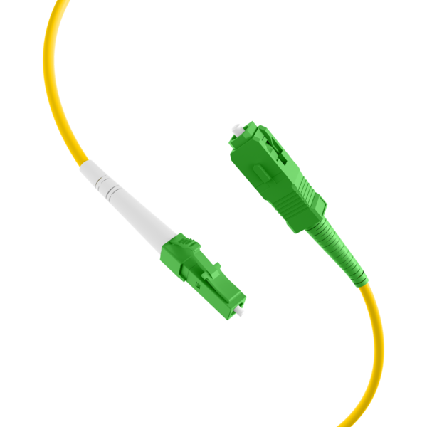 Simplex Patchkabel LC/APC-SC/APC OS2 G657A2 -- 1m LSZH 3mm gelb