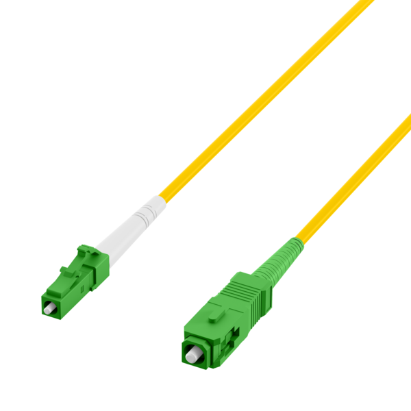 Simplex Patchkabel LC/APC-SC/APC OS2 G657A2 -- 1m LSZH 3mm gelb