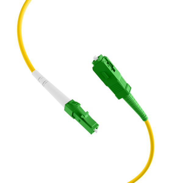 Simplex Patchkabel LC/APC-SC/APC OS2 G657A2 -- 2m LSZH 2mm gelb