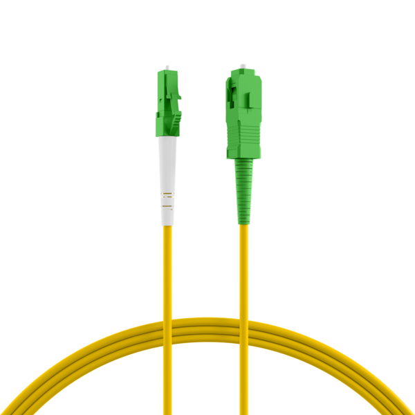 Simplex Patchkabel LC/APC-SC/APC OS2 G657A2 -- 5m LSZH 3mm gelb