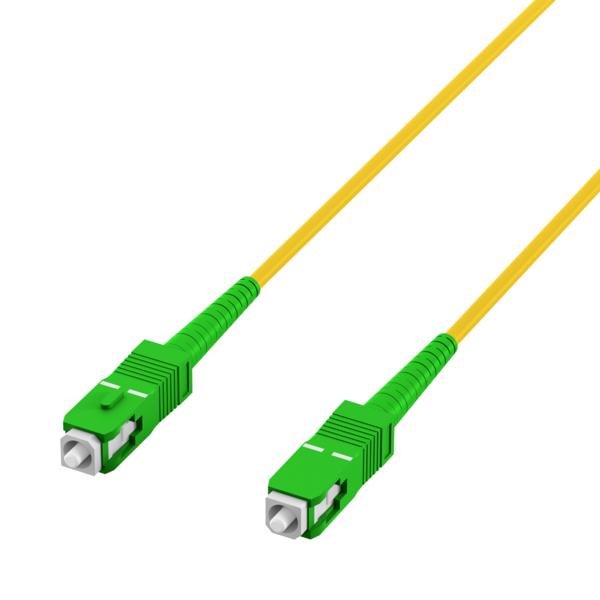 Simplex Patchkabel SC/APC-SC/APC OS2 G657A2 -- 1m LSZH 3mm gelb