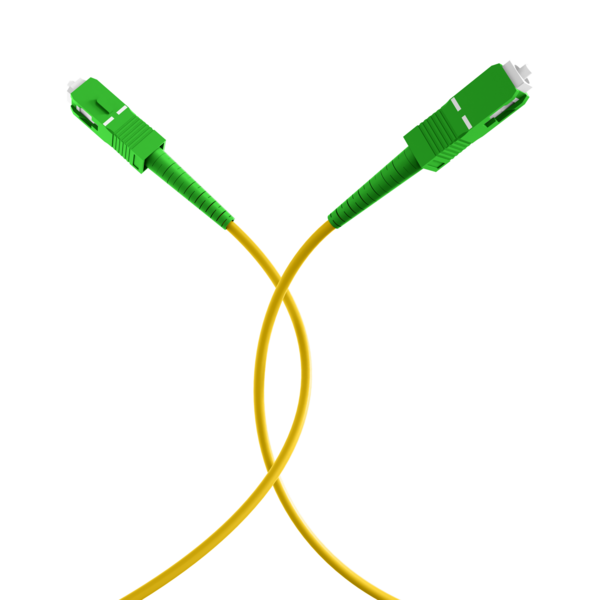 Simplex Patchkabel SC/APC-SC/APC OS2 G657A2 -- 1m LSZH 3mm gelb