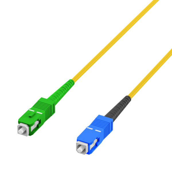 Simplex Patchkabel SC/APC-SC OS2 G657A2 -- 1m LSZH 3mm gelb