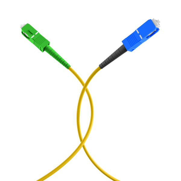 Simplex Patchkabel SC/APC-SC OS2 G657A2 -- 1m LSZH 3mm gelb