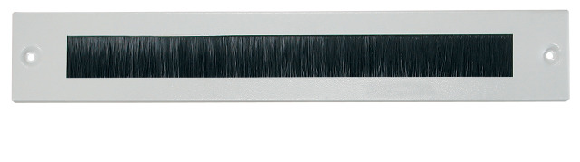 Sockelblende PRO Bürste, T= 1000 mm, RAL7035, für Schrankserie PRO 