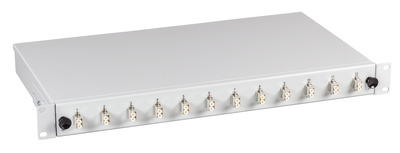 Spleißbox 4-LC-(D)Kuppl.MM, ausziehbar, OM4 Spleißbox 4-LC-(D)Kuppl.MM, ausziehbar, OM4