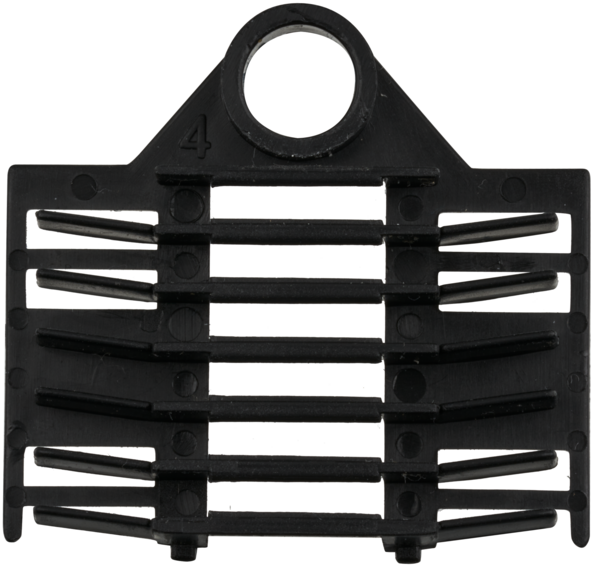Spleißhalter für 12 x Schrumpfspleißschutz -- schwarz