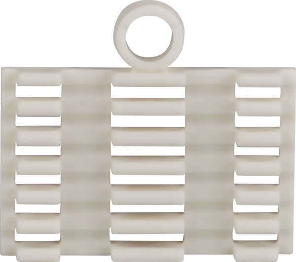 Spleißhalter für 6x Schrumpfspleißschutz -- (weiss)