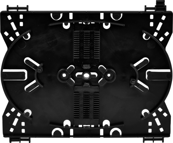Spleißkassette PRO inkl. Spleißhalter 2x12 , schwarz - Crimpversion