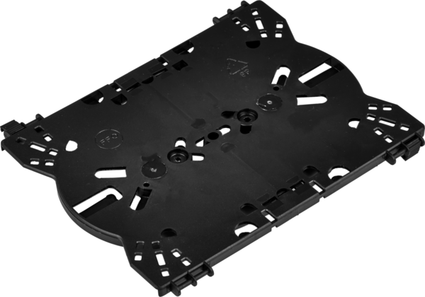 Spleißkassette PRO inkl. Spleißhalter 2x12 , schwarz - Crimpversion
