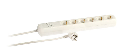 Steckdosenleiste 6 x Schutzkontakt, 2 x USB Ladefunktion, ohne Schalter Steckdosenleiste 6 x Schutzkontakt, 2 x USB Ladefunktion, ohne Schalter