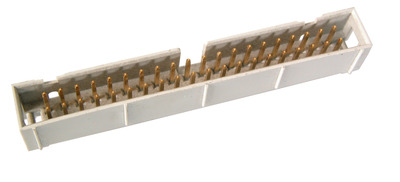 Steckleisten Wanne 10pol. RM 2,54, EWH --