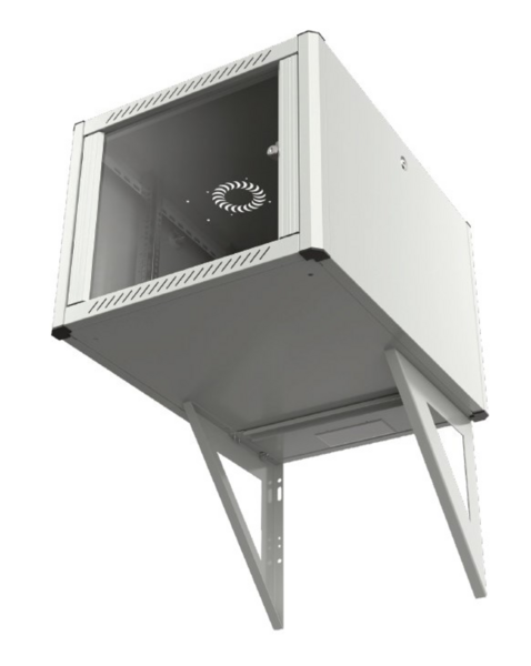 Stützelement für Wandgehäuse Tiefe 800mm -- RAL 9005, 2er Set