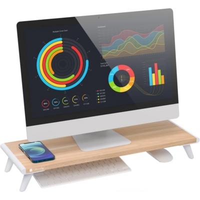 Techly ergonomischer Monitorständer --