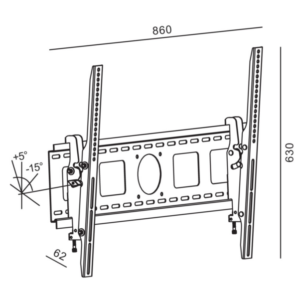 Techly Wandhalterung 42-100