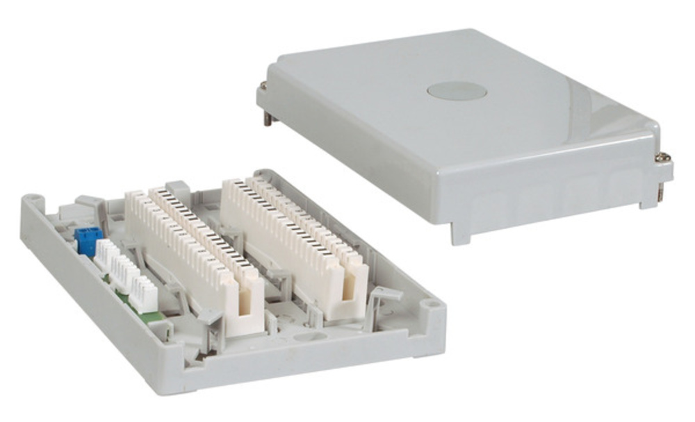 Telekom + LSA Systeme  LSA Minibox 201 C 20DA BxHxT = 120 x 170, x 42 mm - 1 VPE = 40 Stï¿½ck Telekom + LSA Systeme