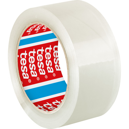 tesa pack Verpackungsklebeband PP, 66m x 50mm, transparent Kennzeichnung und Befestigung