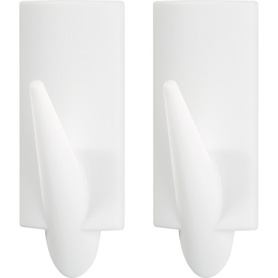 tesa Powerstrips-Haken, large trend, 2er-Pack, weiß