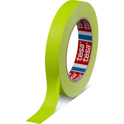 tesaband Gewebeband, 25m x 19mm, neongelb tesaband Gewebeband, 25m x 19mm, neongelb