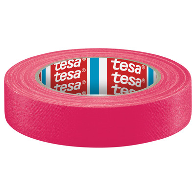 tesaband Gewebeband, 25m x 19mm, neonpink (Produktbild 1)