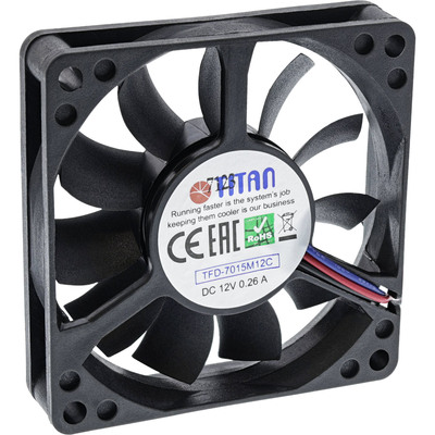 Titan TFD-7015M12C Lüfter 70x70x15mm Titan TFD-7015M12C Lüfter 70x70x15mm