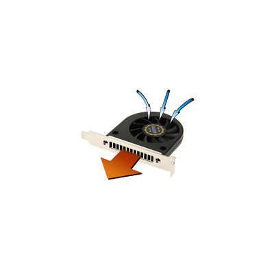 Titan TTC-004T2B(3C/3P) Radial Slotlüfter für 1HE/2HE-Gehäuse