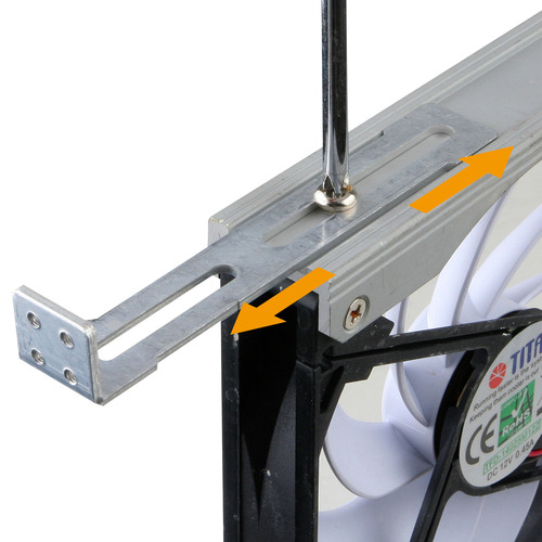 Titan TTC-SC20(A)/V2+ Kühlschrank-Doppellüfter 92x25mm IP55, Timer Gleichrichter