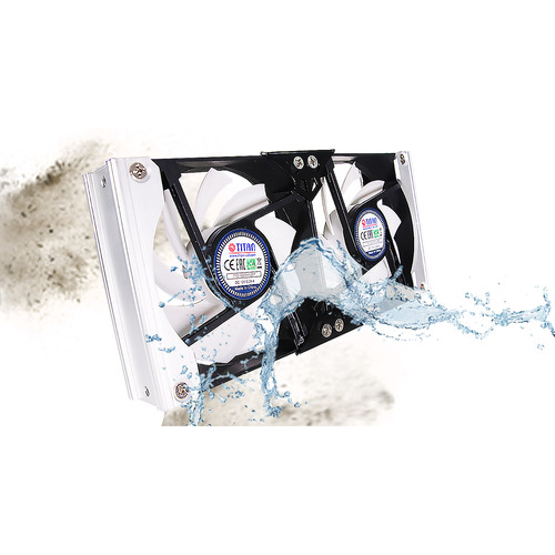 Titan TTC-SC20(C)/V2+ Kühlschrank-Doppellüfter 140x25mm IP55 Timer Gleichrichter