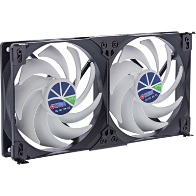 Titan TTC-SC22(B)/V2+ Kühlschrank-Doppellüfter 120x25mm IP55 für Camping