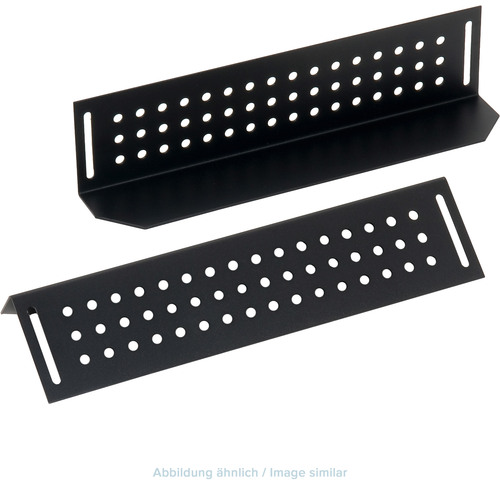 Triton RAB-NL-X03-X1 Schwerlastschienen 680mm, für 900mm Schranktiefe, schwarz Zubehör Stand- / Wandschränke