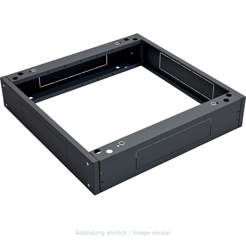 Triton RAB-PO-X68-XD 19 Sockel, 600x800x120mm mit Filter, 1900kg, schwarz Zubehör Stand- / Wandschränke