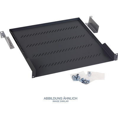 Triton RAB-UP-250-A1 19 Fachboden 1HE, 250mm, 20kg, schwarz (Produktbild 1)