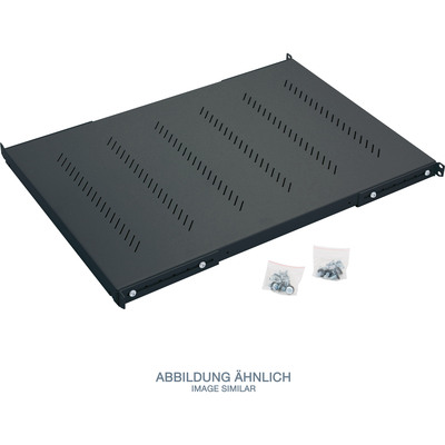 Triton RAB-UP-550-H4 19 Schwerlast-Fachboden, 1HE, 550mm, 150kg, schwarz Triton RAB-UP-550-H4 19 Schwerlast-Fachboden, 1HE, 550mm, 150kg, schwarz