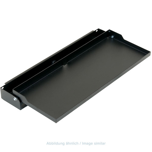 Triton RAB-UP-X09-A1 19 klappbarer Tastaturfachboden, 15kg, schwarz Zubehör Stand- / Wandschränke