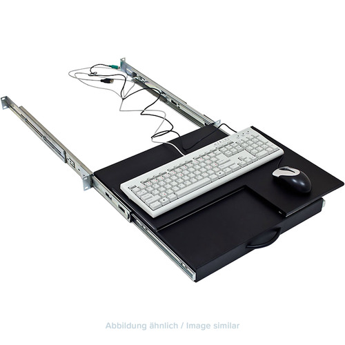 Triton RAB-UP-X40-A1 19 Tastatur- und Mauseinschub mit Teleskopschienen 1,5HE Zubehör Stand- / Wandschränke