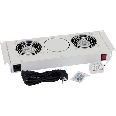 Triton RAC-CH-X25-X1 Belüftungseinheit für RBA-xxx-A6, 2 Lüfter, grau Triton RAC-CH-X25-X1 Belüftungseinheit für RBA-xxx-A6, 2 Lüfter, grau