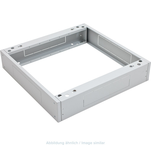 Triton RAC-PO-X60-XD 19 Sockel, 600x1100x120mm mit Filter, 1900kg, grau Zubehör Stand- / Wandschränke