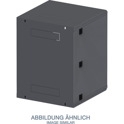 Triton RBA-18-AD5-BAX-A1 19 Wandschrank 18HE, 600x515mm, zweiteilig, schwarz (Produktbild 1)
