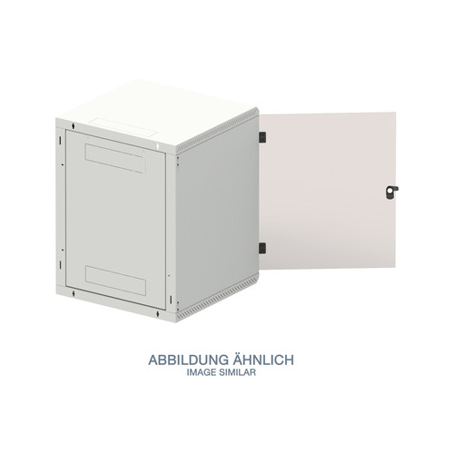 Triton RBA-18-AS6-CAX-A1 19 Wandschrank 18HE, 600x595mm, einteilig, grau