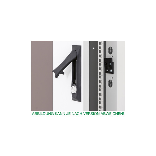 Triton RYA-32-A66-CAX-A1 19 Netzwerkschrank 32HE, 600x600mm, Glastür, grau